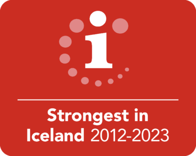 Strongest in Iceland